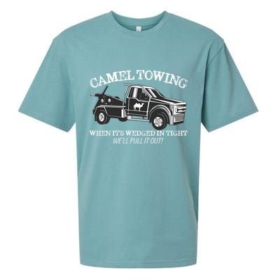 Camel Towing Inappropriate Humor Adult Humor Camel Towing Sueded Cloud Jersey T-Shirt