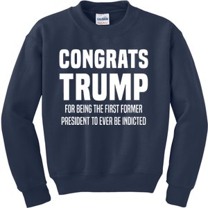 Congrats Trump Indicted Kids Sweatshirt