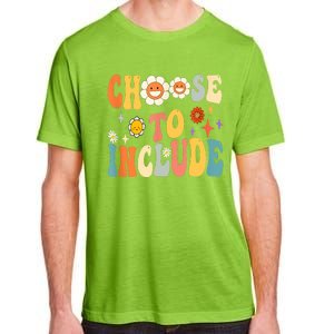 Choose To Include Special Education Teacher Autism Awareness Adult ChromaSoft Performance T-Shirt