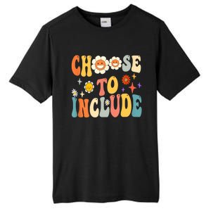 Choose To Include Special Education Teacher Autism Awareness Tall Fusion ChromaSoft Performance T-Shirt