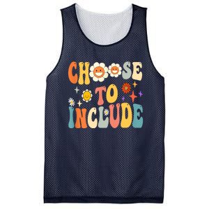 Choose To Include Special Education Teacher Autism Awareness Mesh Reversible Basketball Jersey Tank