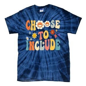 Choose To Include Special Education Teacher Autism Awareness Tie-Dye T-Shirt