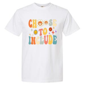 Choose To Include Special Education Teacher Autism Awareness Garment-Dyed Heavyweight T-Shirt