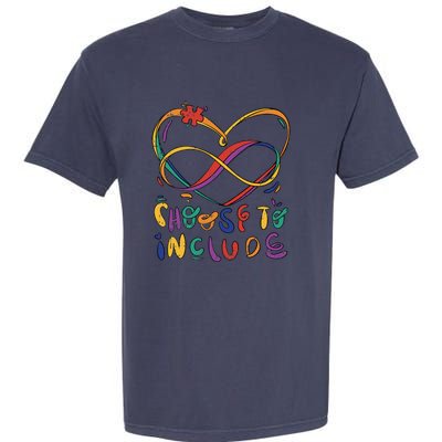 Choose To Include Autism Awareness Teacher Special Garment-Dyed Heavyweight T-Shirt