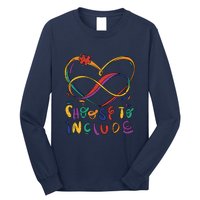 Choose To Include Autism Awareness Teacher Special Long Sleeve Shirt