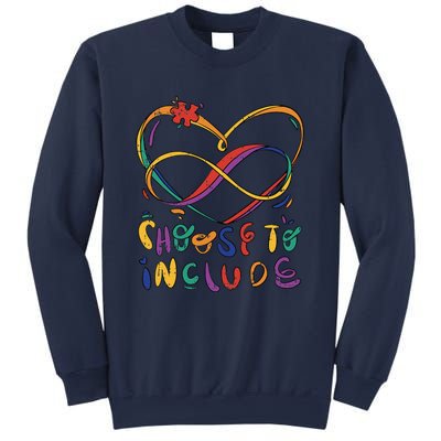 Choose To Include Autism Awareness Teacher Special Sweatshirt