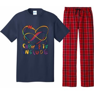 Choose To Include Autism Awareness Teacher Special Pajama Set