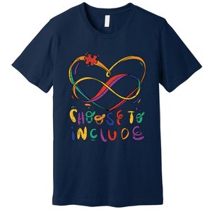 Choose To Include Autism Awareness Teacher Special Premium T-Shirt