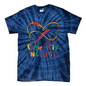 Choose To Include Autism Awareness Teacher Special Tie-Dye T-Shirt