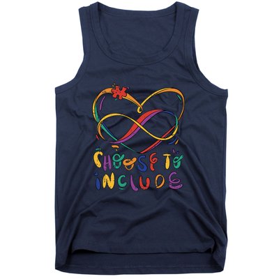 Choose To Include Autism Awareness Teacher Special Tank Top