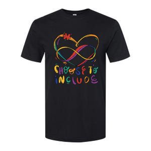 Choose To Include Autism Awareness Teacher Special Softstyle CVC T-Shirt