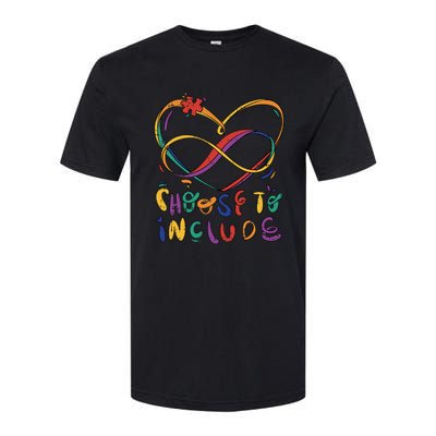 Choose To Include Autism Awareness Teacher Special Softstyle CVC T-Shirt