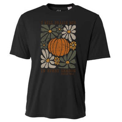 Christian Thanksgiving I Will Praise Him In Every Season Cooling Performance Crew T-Shirt