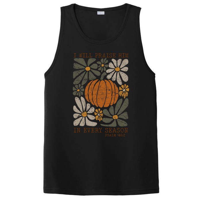 Christian Thanksgiving I Will Praise Him In Every Season PosiCharge Competitor Tank