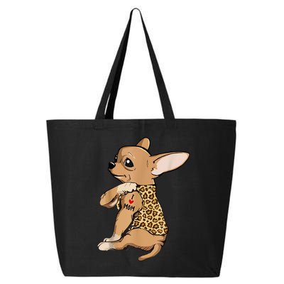 Chihuahua Tattoo I Love Mom 25L Jumbo Tote