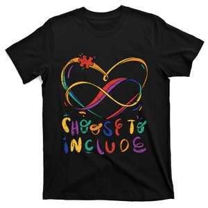 Choose To Include Autism Awareness Teacher Special Education T-Shirt