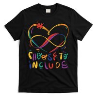 Choose To Include Autism Awareness Teacher Special Education T-Shirt