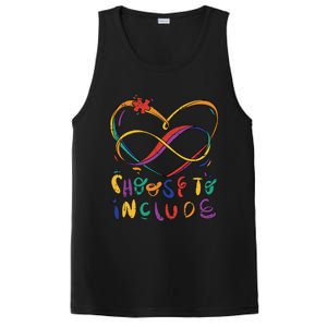 Choose To Include Autism Awareness Teacher Special Education PosiCharge Competitor Tank