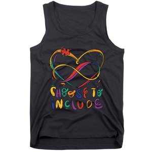 Choose To Include Autism Awareness Teacher Special Education Tank Top