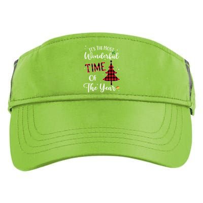 Christmas Trees ItS The Most Wonderful Time Of The Year Meaningful Gift Adult Drive Performance Visor