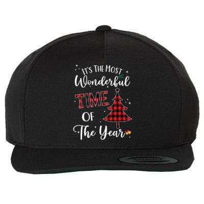 Christmas Trees ItS The Most Wonderful Time Of The Year Meaningful Gift Wool Snapback Cap