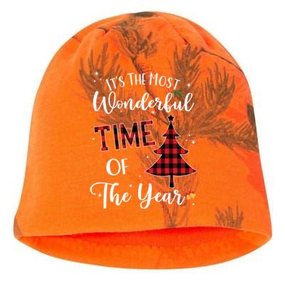 Christmas Trees ItS The Most Wonderful Time Of The Year Meaningful Gift Kati - Camo Knit Beanie