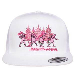 Christmas Thats It Im Not Going Pink Flat Bill Trucker Hat