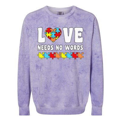 Choose To Include For Autism Teacher Special Education SPED Colorblast Crewneck Sweatshirt