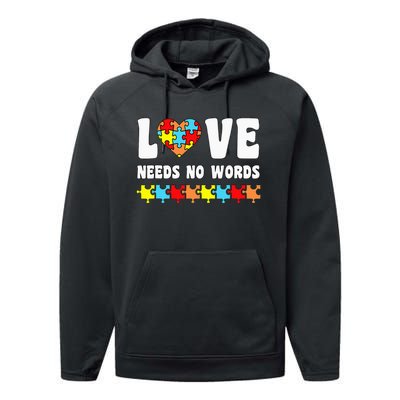 Choose To Include For Autism Teacher Special Education SPED Performance Fleece Hoodie