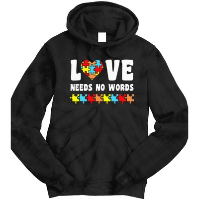 Choose To Include For Autism Teacher Special Education SPED Tie Dye Hoodie