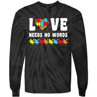 Choose To Include For Autism Teacher Special Education SPED Tie-Dye Long Sleeve Shirt