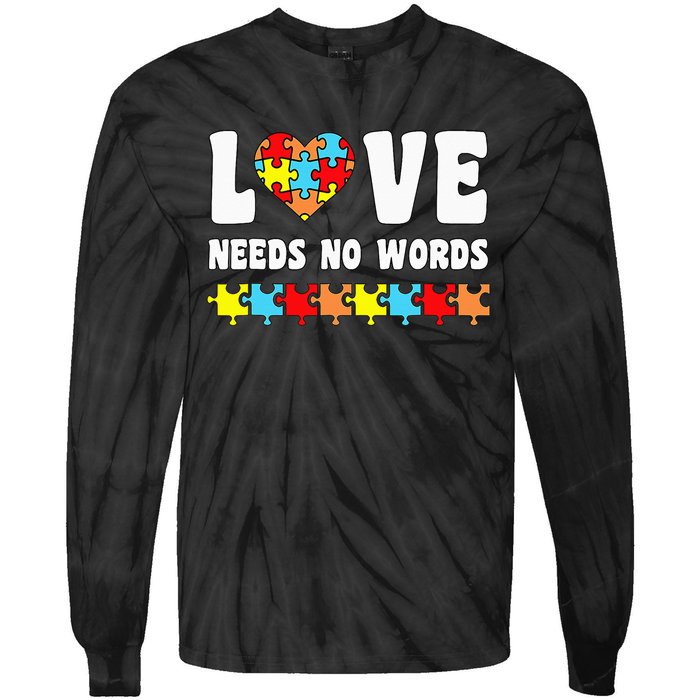 Choose To Include For Autism Teacher Special Education SPED Tie-Dye Long Sleeve Shirt