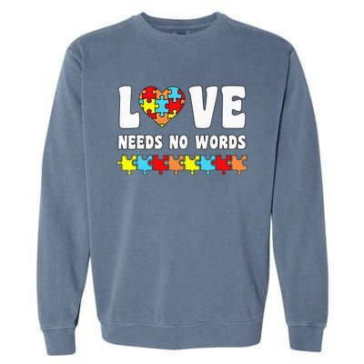 Choose To Include For Autism Teacher Special Education SPED Garment-Dyed Sweatshirt