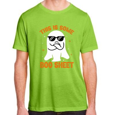 Cue This Is Some Boo Sheet Ghost Retro Halloween Costume Gift Adult ChromaSoft Performance T-Shirt