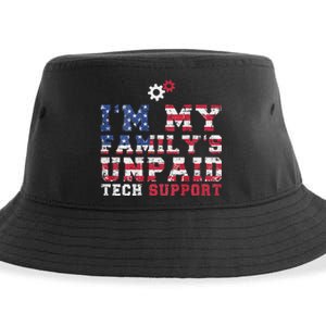 Computer Tech IM My FamilyS Unpaid Tech Support Sustainable Bucket Hat