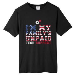 Computer Tech IM My FamilyS Unpaid Tech Support Tall Fusion ChromaSoft Performance T-Shirt