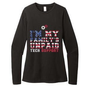 Computer Tech IM My FamilyS Unpaid Tech Support Womens CVC Long Sleeve Shirt