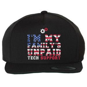 Computer Tech IM My FamilyS Unpaid Tech Support Wool Snapback Cap