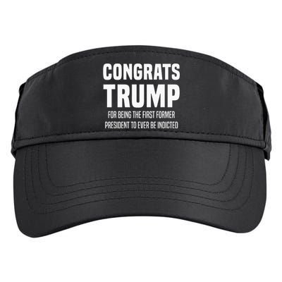 Congrats Trump Indicted Adult Drive Performance Visor