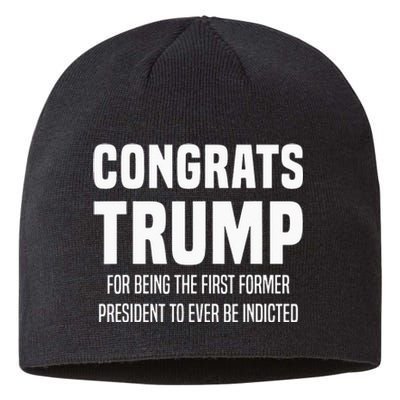 Congrats Trump Indicted Sustainable Beanie