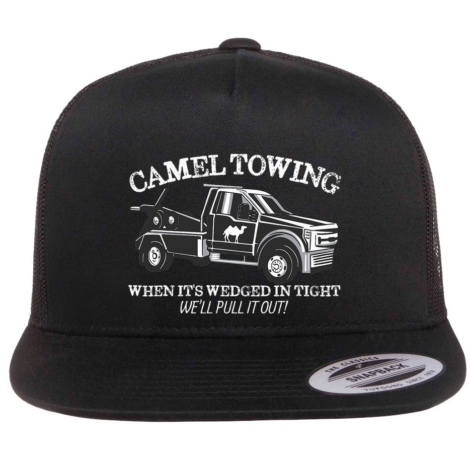 Camel Towing Inappropriate Humor Adult Humor Camel Towing Flat Bill Trucker Hat