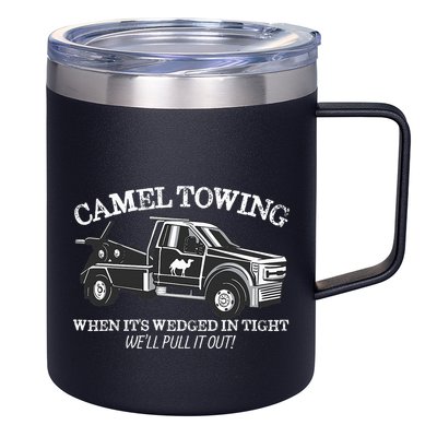 Camel Towing Inappropriate Humor Adult Humor Camel Towing 12oz Stainless Steel Coffee Mug