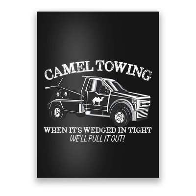 Camel Towing Inappropriate Humor Adult Humor Camel Towing Poster