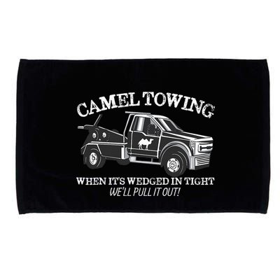 Camel Towing Inappropriate Humor Adult Humor Camel Towing Microfiber Hand Towel