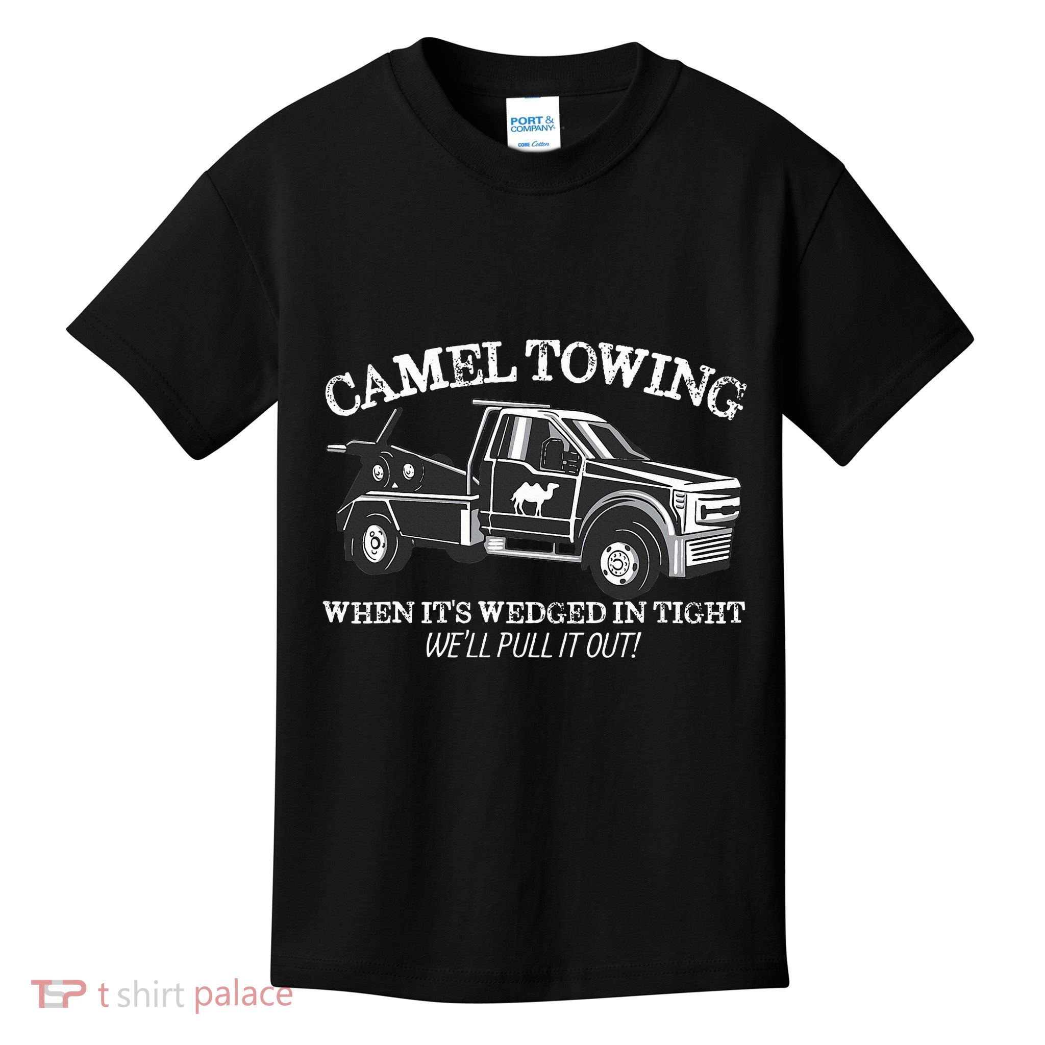 Camel Towing Inappropriate Humor Adult Humor Camel Towing Kids T-Shirt