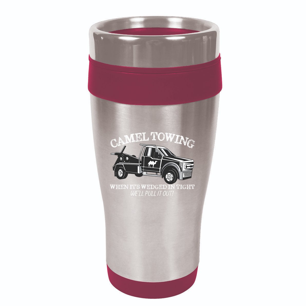 Camel Towing Inappropriate Humor Adult Humor Camel Towing 16oz Travel Tumbler