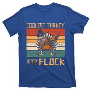 Coolest Turkey In The Flock Funny Thanksgiving Turkey Trot T-Shirt