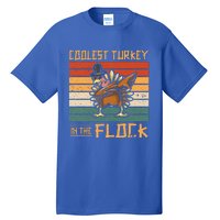 Coolest Turkey In The Flock Funny Thanksgiving Turkey Trot Tall T-Shirt