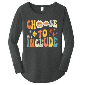 Choose To Include Special Education Teacher Autism Awareness Women's Perfect Tri Tunic Long Sleeve Shirt