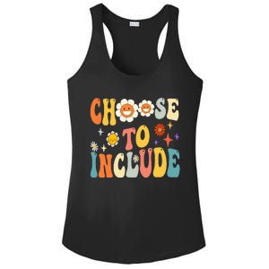 Choose To Include Special Education Teacher Autism Awareness Ladies PosiCharge Competitor Racerback Tank